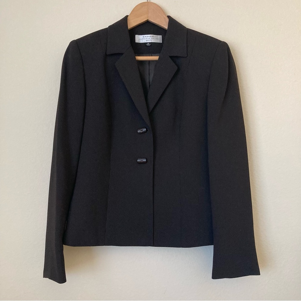 Tahari ASL Brown Pinstripe Jacket | New without Tags